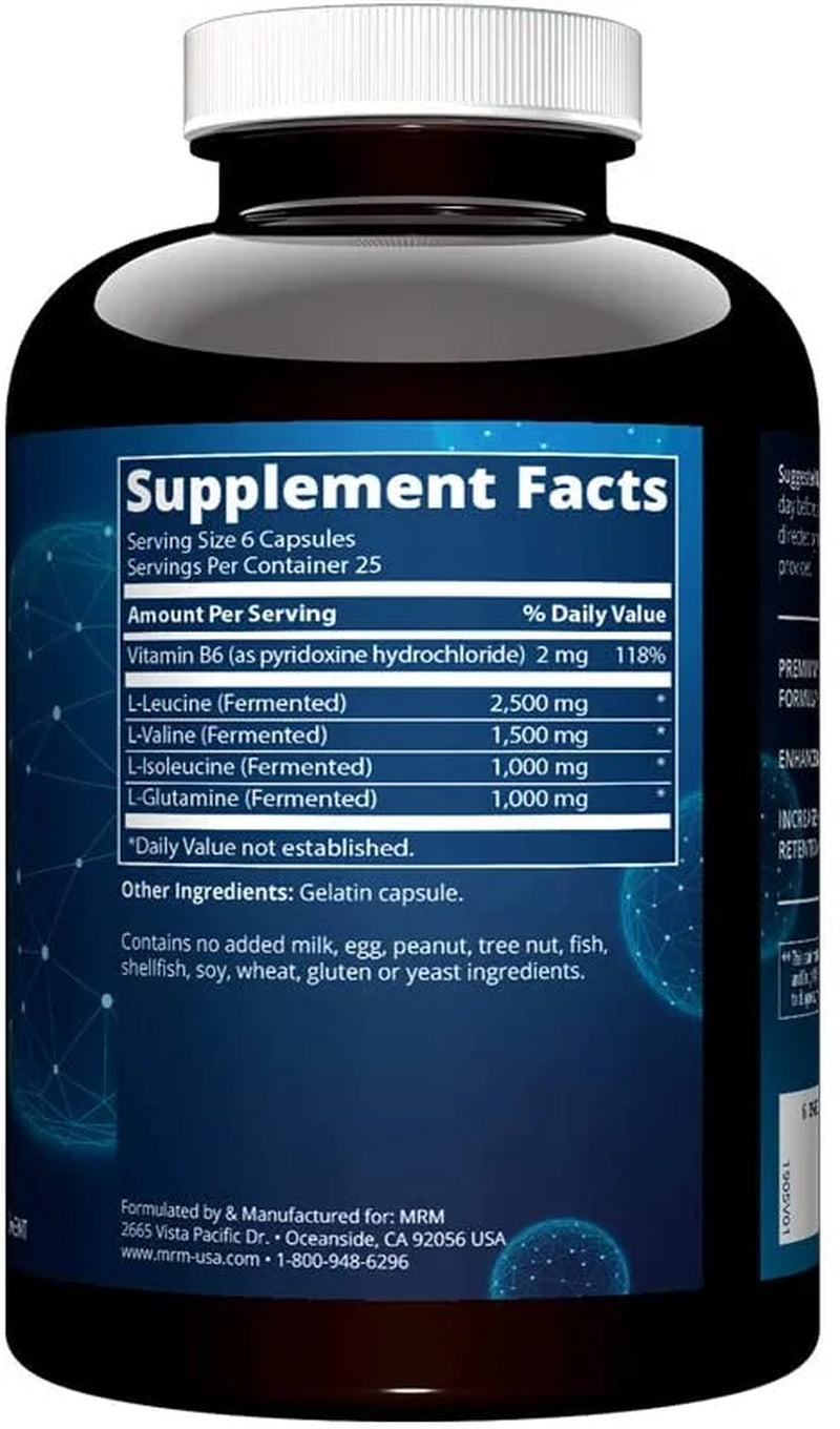 BCAA + G 6000 Capsules, 150 Ct